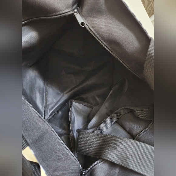 REISENTHEL SHOPPER M Reusable Black and White Polyester Shopping Bag with Zipper - Picture 7 of 12